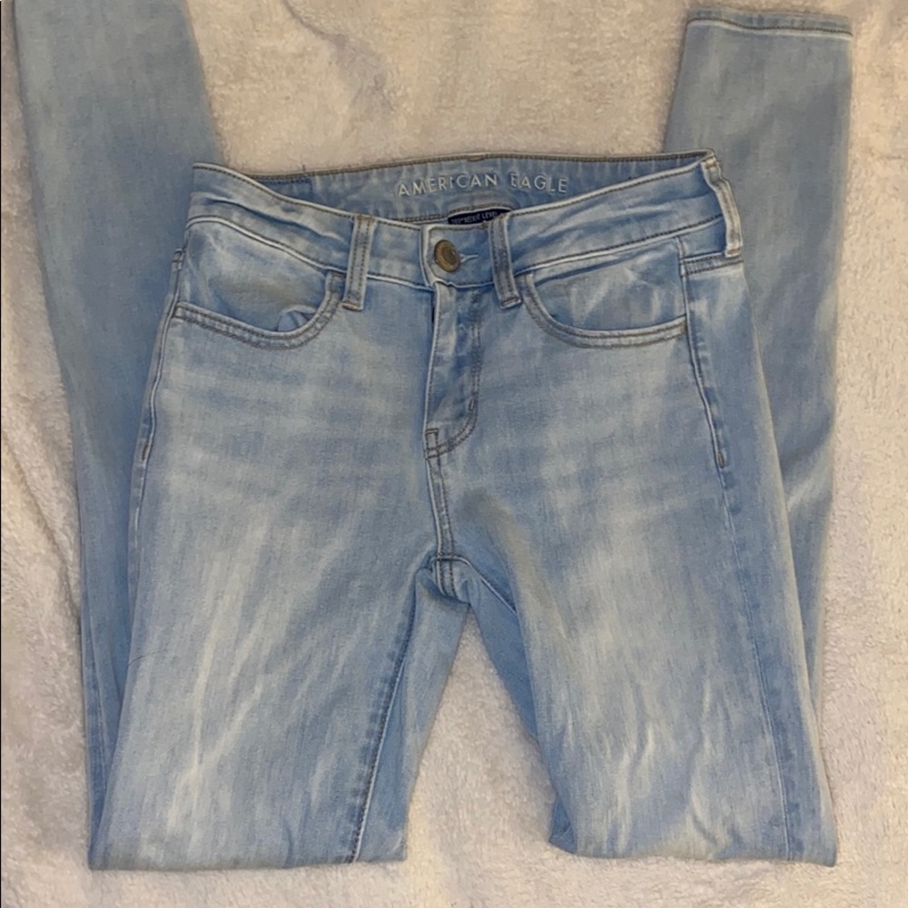 Light Wash High Rise Jeggings